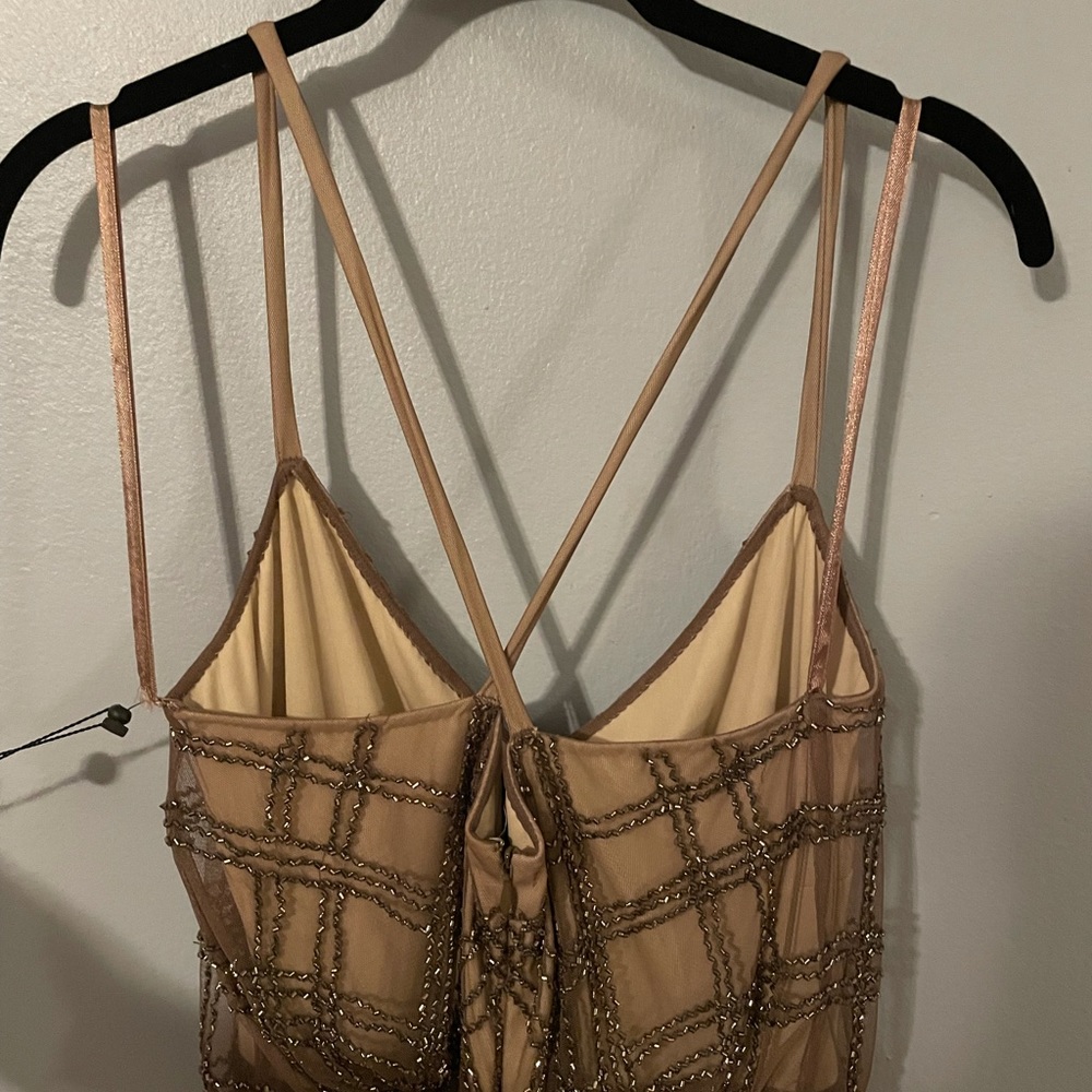 NWT Adrianna Papell Hand Beaded Gown - Picture 2 of 7